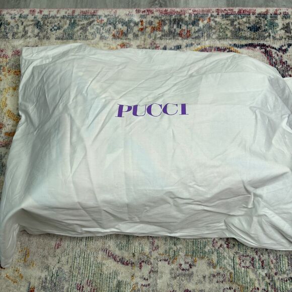 Emilio Pucci Printed Leather Shoulder Bag - Picture 15 of 15